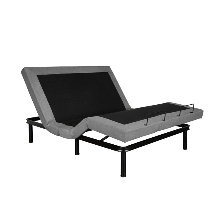 Alwyn Home Mosley Massaging Zero Gravity Adjustable Bed with Wireless